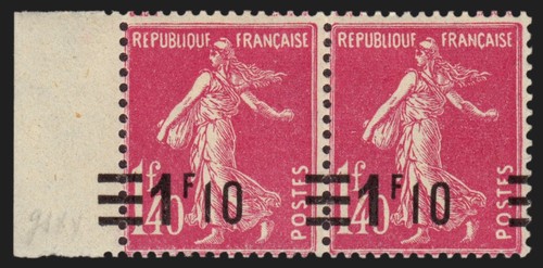 228 variété surcharge - n°228,, "surcharge