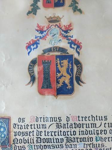 1692 enluminure titre de - -,