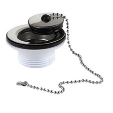 Bonde lavabo à bouchon -