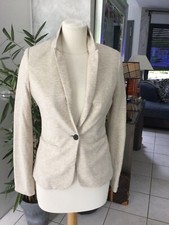 Veste blazer BERSHKA taille M beige tres bon etat