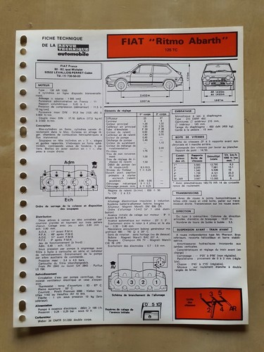 Fiche technique automobile - fiche,