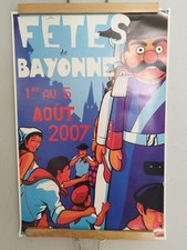 Rare ancienne affiche fête de