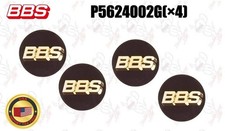 BBS OEM enjoliveurs centre de roue 56 mm emblème noir φ56 P5624002G(×4) 56.24...