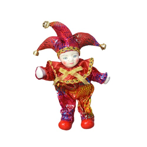 Poupée arlequin anniversaire - arlequin,