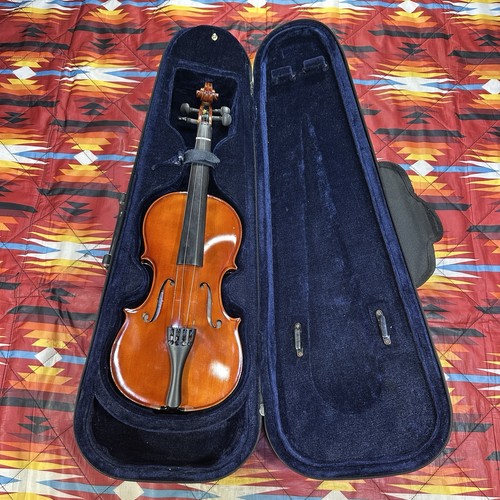 Vintage brown violin - brown,