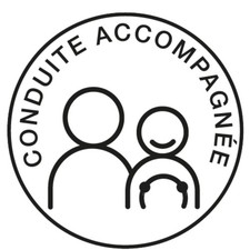 DISQUE ADHESIF "CONDUITE ACCOMPAGNEE"