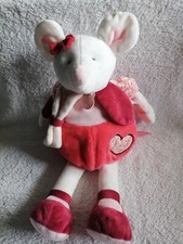 Doudou et compagnie souris Clémentine 40 cm Neuve