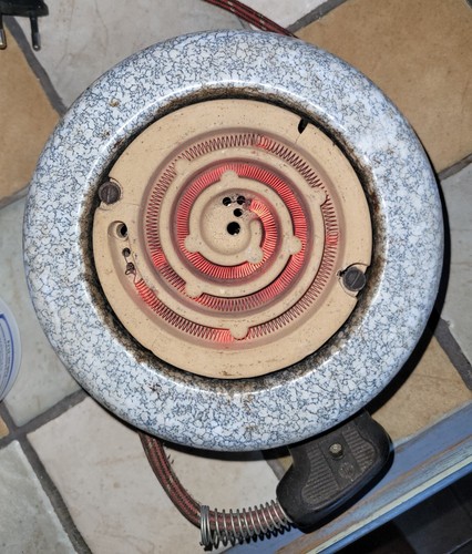 Ancien rechaud electrique 120v - ancien,