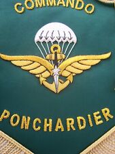 FANION DES COMMANDOS MARINE LE COMMANDO PONCHARDIER (CANNETILLE)