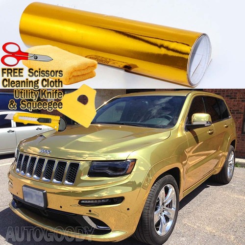 Gold chrome mirror - gold,