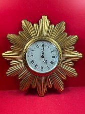 Horloge Pendule Murale Soleil