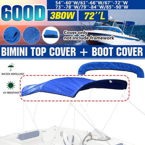 Bleu 600d bimini top - 600d, sac