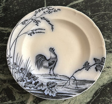 Assiette Longwy Japonais Terre