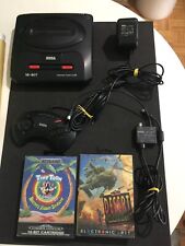 Console Sega Megadrive 2 Mega Drive 2 Pal Usagée Complète Avec 2 Jeux