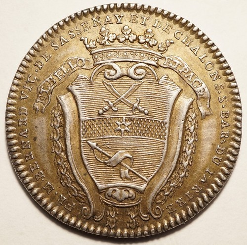 Bourgogne rare jeton - :, argent