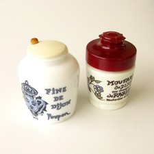 2 Moutardiers ou pots à moutarde anciens - POUPON DIJON et PARIZOT