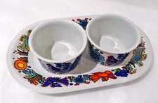 Acapulco Villeroy&Boch 2 ramequins et 1 plat ovale