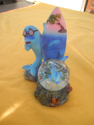 Boule neige dauphin - a,