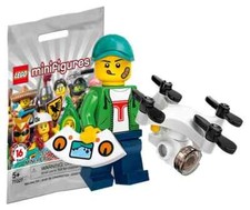 FIGURINE MINIFIGURE LEGO SERIE 20 71027 N°16 LE PILOTE DE DRONE