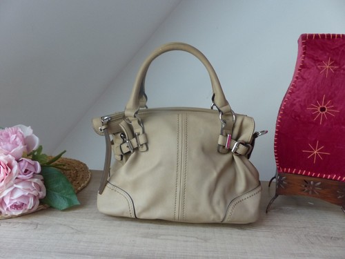 Sac main beige francinel - sac, à