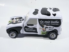 Boîte biscuits vide Renault 4 Fourgonnette La Voix Lactée 18 cm en tôle