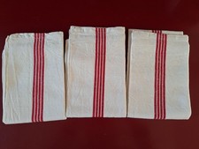 3 GRANDS TORCHONS NEUFS, MÉTIS, LITEAU ROUGE