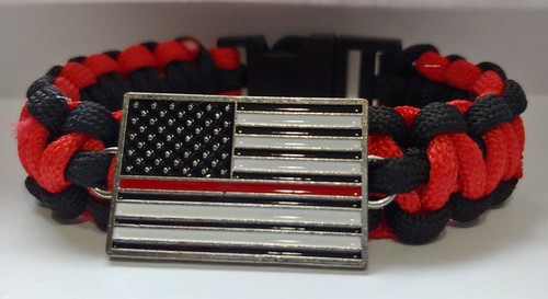 Thin red line - red, paracord