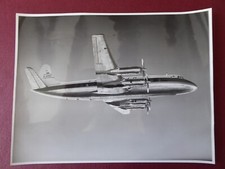 PHOTO DE PRESSE AVION VICKERS VISCOUNT 804 AIRCRAFT G-AOXU TRANSAIR AIRLINE