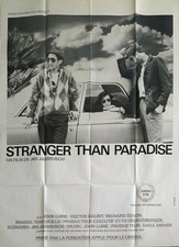 STRANGER THAN PARADISE - JIM JARMUSCH / CAR - ORIGINAL LARGE FRENCH MOVIE POSTE