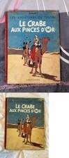 Tintin Le crabe aux pinces d'or A18 De 1942 ( Black Friday -20% = 680 euros)