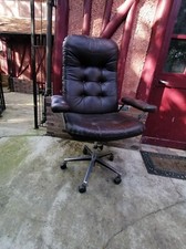 Fauteuil de bureau en cuir - Johanson design