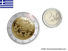 2€ Euros Commémorative Grèce 2021 Bicentenaire Révolution