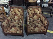 R 1421 Paire de fauteuils Art