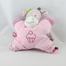 Doudou semi plat vache grise