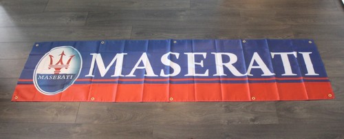 Maserati banner flag big - maserati,