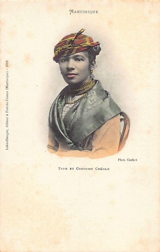 Martinique type et costume - martinique,