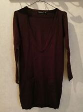 Pull long marron acrylique élasthanne T40 Why Not (2001007)