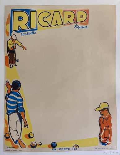 Affiche poster ricard - affiche,