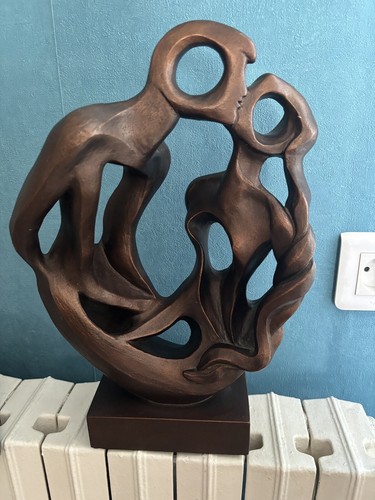 Sculpture couple par martel - sculpture,