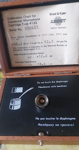 Micro condenseur type 4133 - type, n°