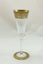 Flûte champagne cristal Saint-Louis Thistle or Gold Thistle crystal flute
