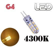 1 ampoule G4  LED Jaune éclairage Camping car Caravane Pilote Burstner Chausson