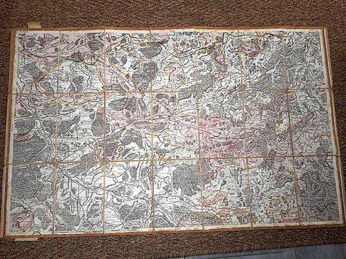 Carte map cassini xviii - cassini, e