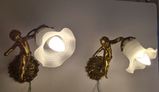 Paire d'appliques murales