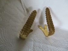 2 embrases de rideau en bronze