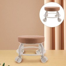  Tabouret rond à roulettes : siège bas pivotant, rotation à 360 °, pour spa,