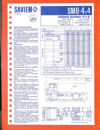 Saviem 4x4 chassis - 8, /