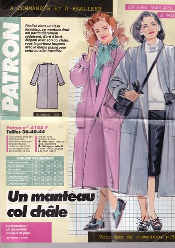 Patron femme actuelle 4104 - femme, n°4104