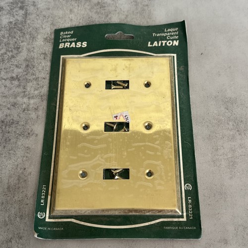 Vintage laiton triple - laiton, toggle