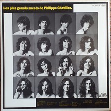 PHILIPPE CHATILIEZ  RARE LP FRENCH POP LES PLUS GRANDS SUCCES NEUF MINT + INSERT